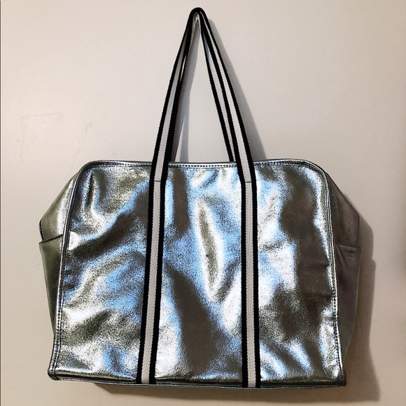 Victoria's Secret Handbags - 🎉NWT🎉 JUST DROPPED PRICE ⬇️ NEW Silver Tote Bag
